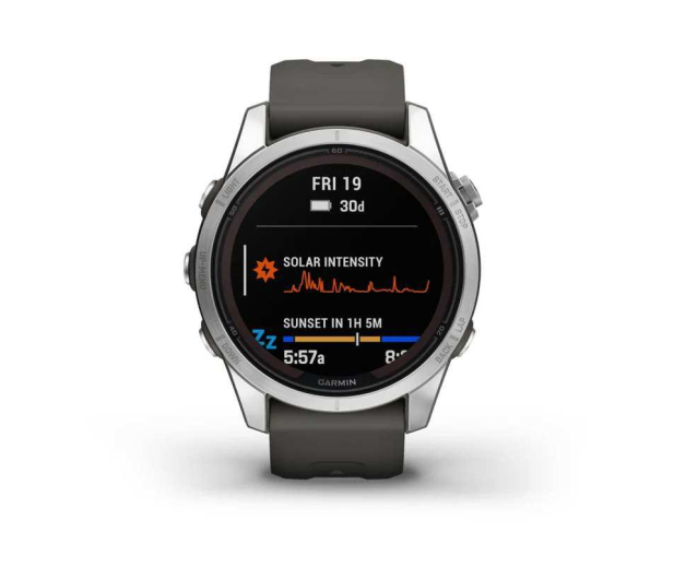 Garmin fenix 7S Pro Solar 42mm srebrny - 1150230 - zdjęcie 13